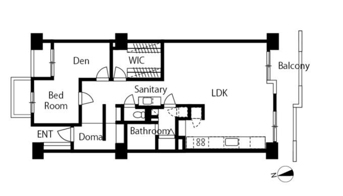 リノベーション後の間取り図