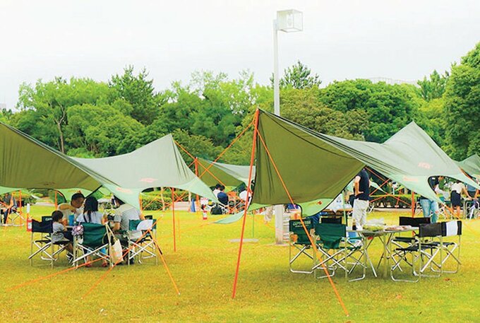 キャンプ場の様子