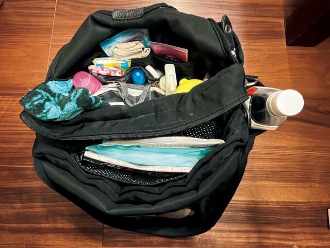 1987gにまとめたバッグの中身