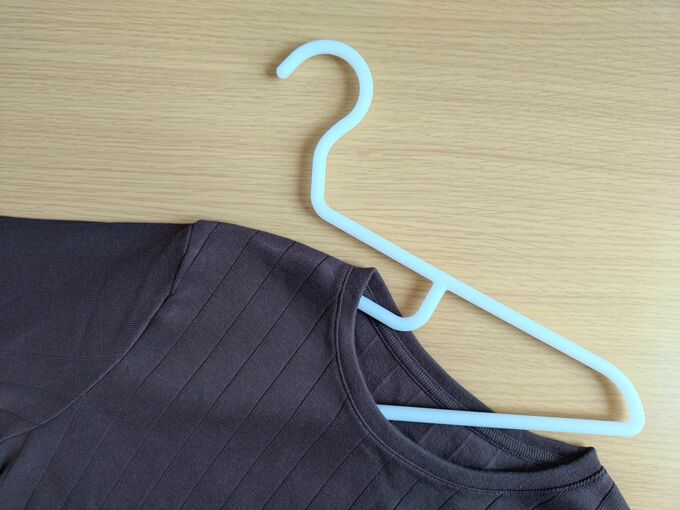 無印ハンガー 干してる様子