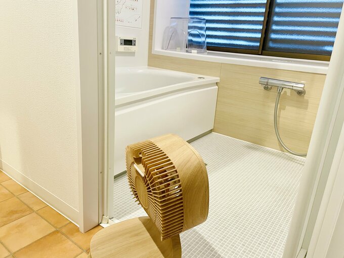 サーキュレーターで浴室換気