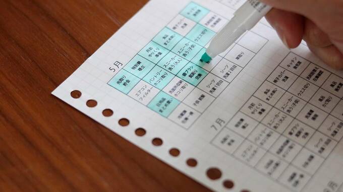 グラフにマーカーを塗る