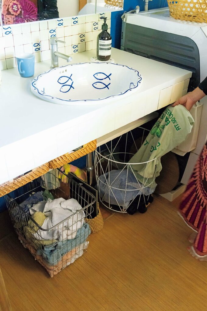 大平さんの洗面所