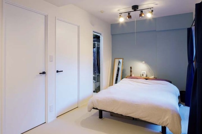 いずれ2室にもできる広々とした寝室