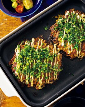 ホットプレートでラクうま。糖質オフの豚玉お好み焼き献立＜糖質オフ一週間献立／金曜日＞