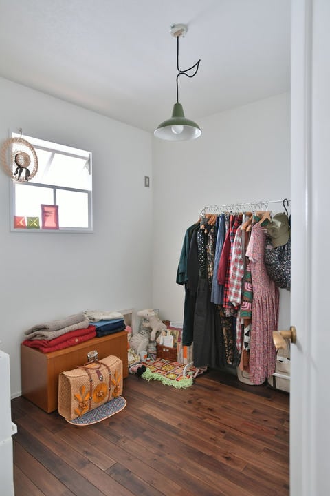 ショップのようにディスプレイされたクローゼット