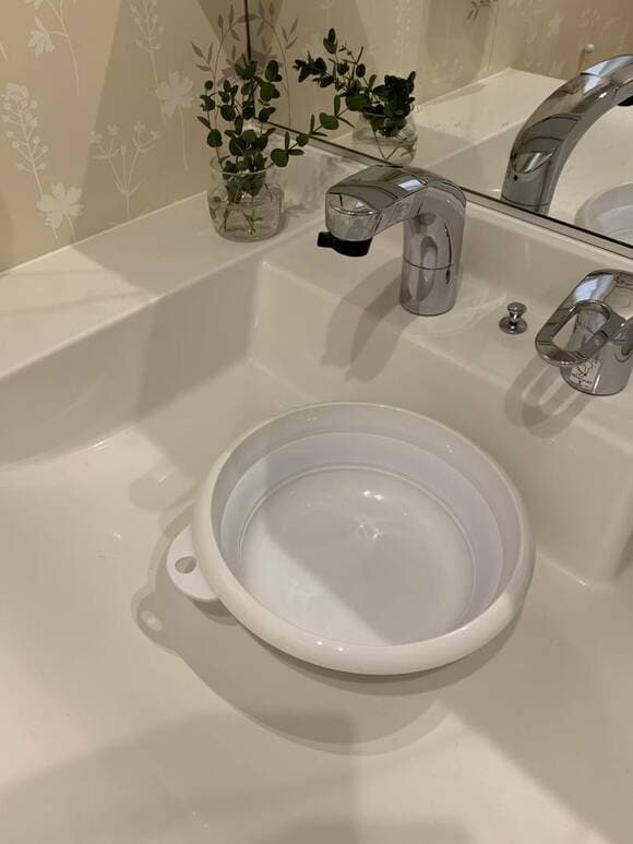 折りたためる洗面桶