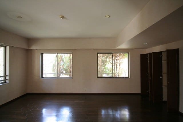 リノベ前のリビングダイニング