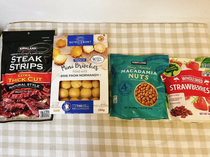 大容量のコストコ食品4つ