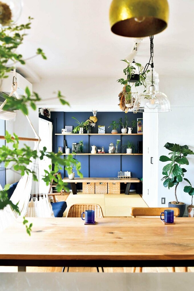 ダイニングから畳スペースを見たところ