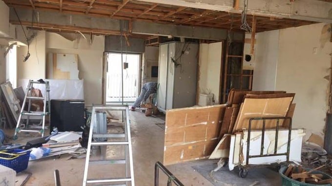 リノベーション工事中の様子
