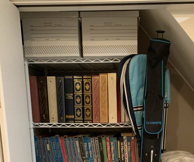 目線より上の位置に収納