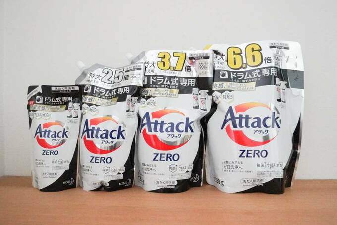 4種類つめかえ洗剤