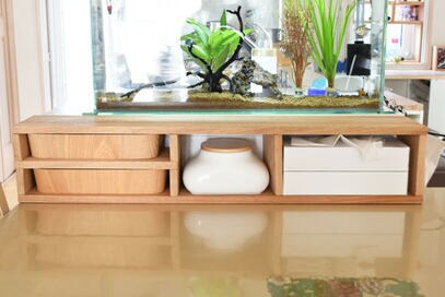 無印の木製ケースを積むだけ！カトラリーケース棚をDIY