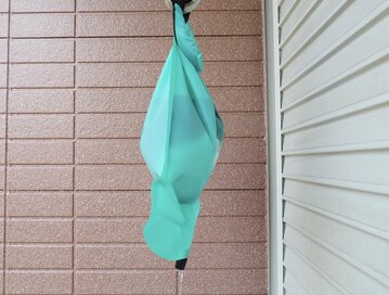 SNSで話題になったダイソーの「洗濯袋」。気になる使い心地を靴下で試してみた