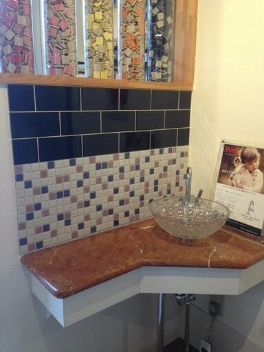 店内の洗面サンプル