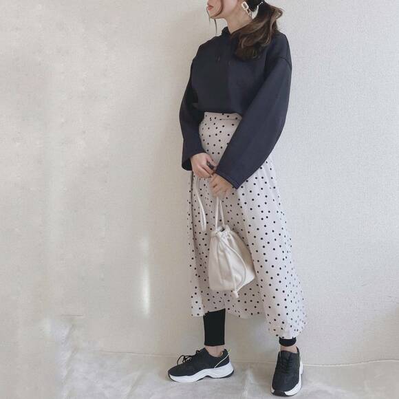 スポーツミックスコーデ