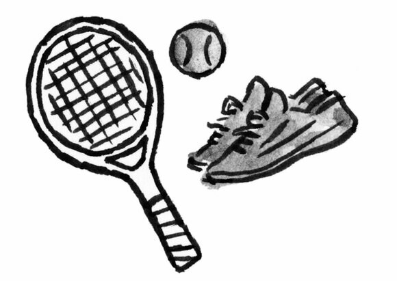 イラストテニス
