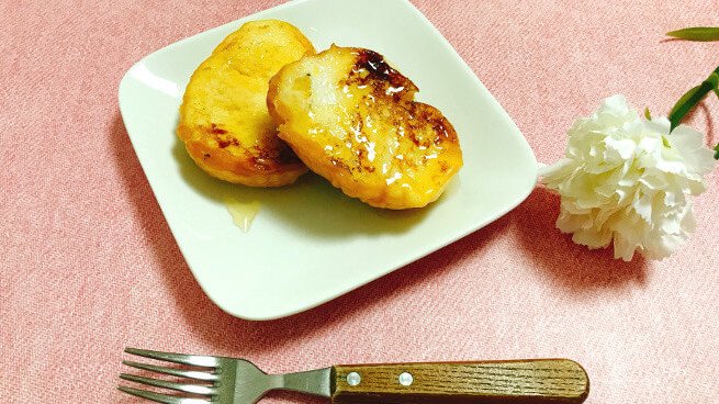 ディナーロールでフレンチトースト