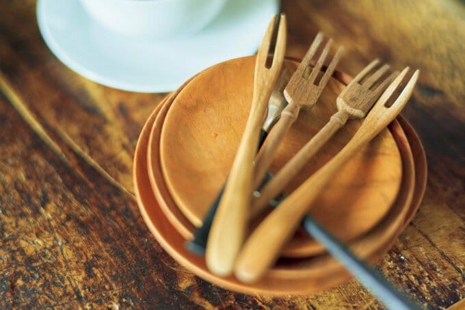 木製の食器