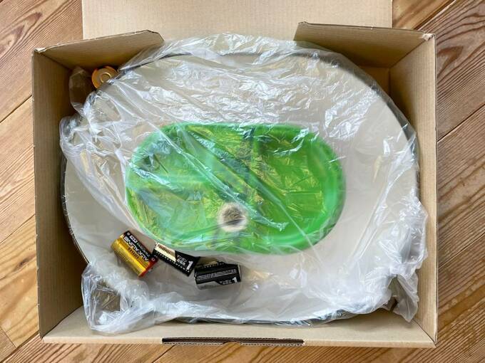 流しそうめん器中身