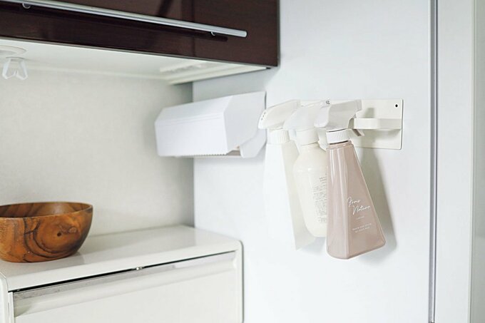 キッチンペーパーとスプレー