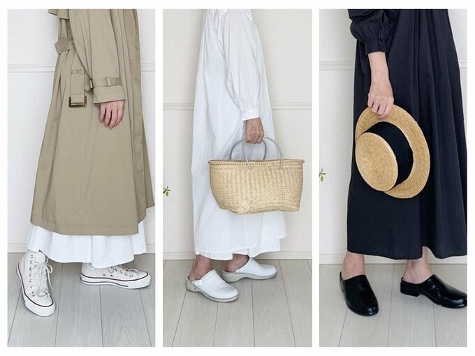 ミニマリストカヨ　靴選び