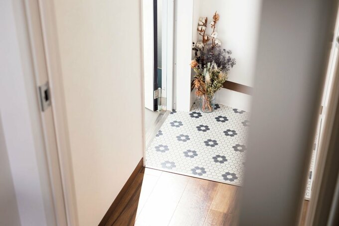 玄関のクッションシート