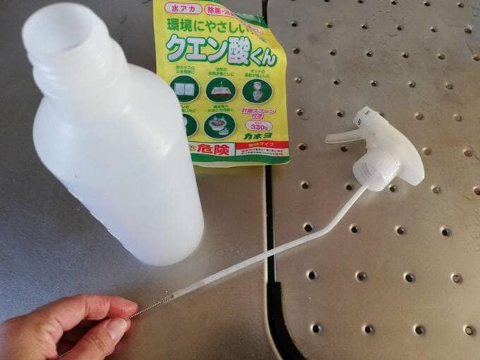 クエン酸スプレー