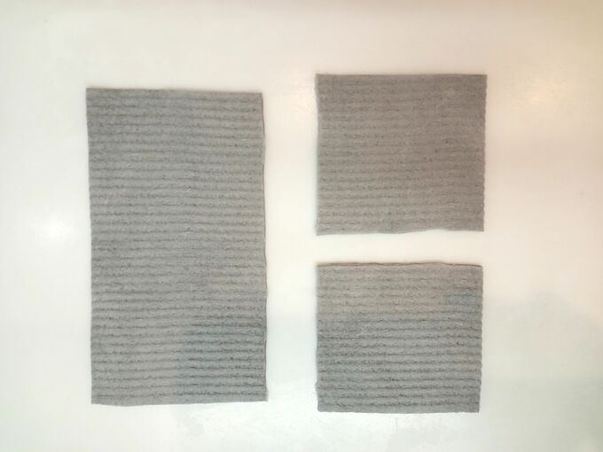 セルロースシート　カット後