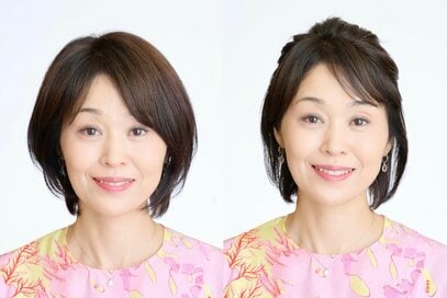 50代、ショートヘアの老け見えしない「おしゃれなまとめ髪」。ポイントは顔まわりの髪