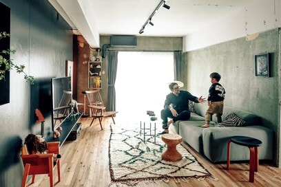 リノベ会社社員の自宅マンション拝見。アンティークが似合う和モダン空間