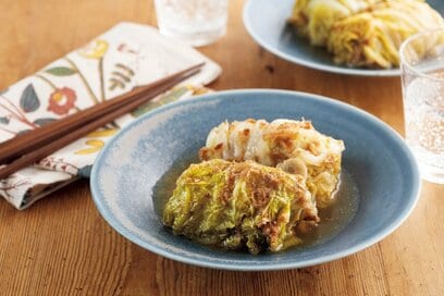 和田明日香さん「白菜ロール」。じゅわっとしみ出るうま味がたまらない