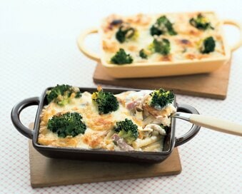 ホワイトソースより安くておいしい！豆腐ソースのマカロニグラタン