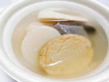 ファミマの新レンチンおでん。持ち帰って温めるのがコツ