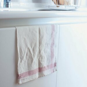 食器や手をふくための麻のキッチンクロス
