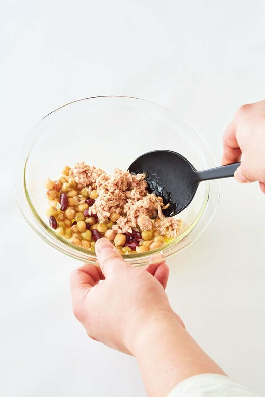 ツナ缶はオイル漬けを活用