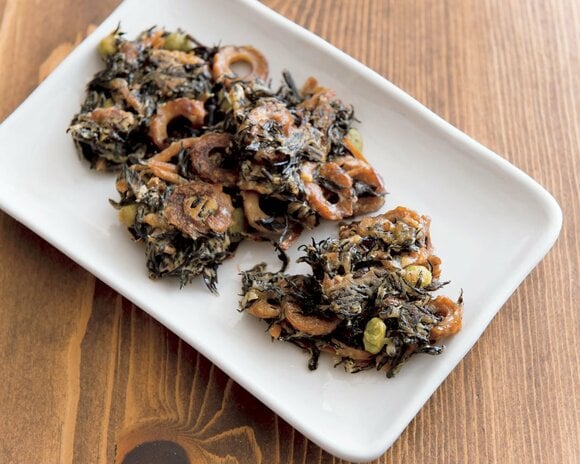 ヒジキ煮のヘルシーかき揚げ