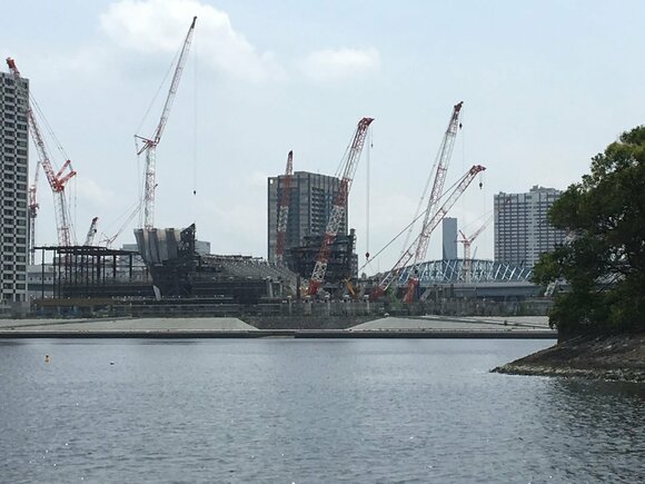 「有明アリーナ」や「選手村」も間近に見ることができました