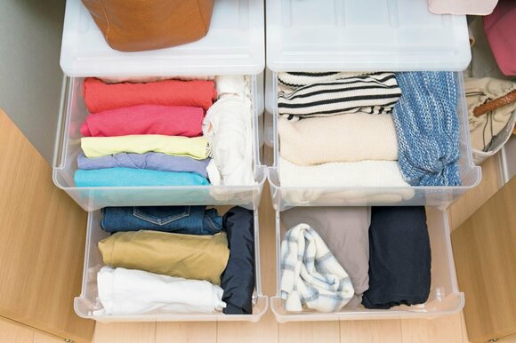 季節ごと分けて収納