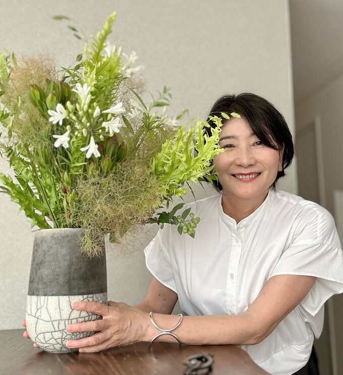 植物を持つ中道あんさん