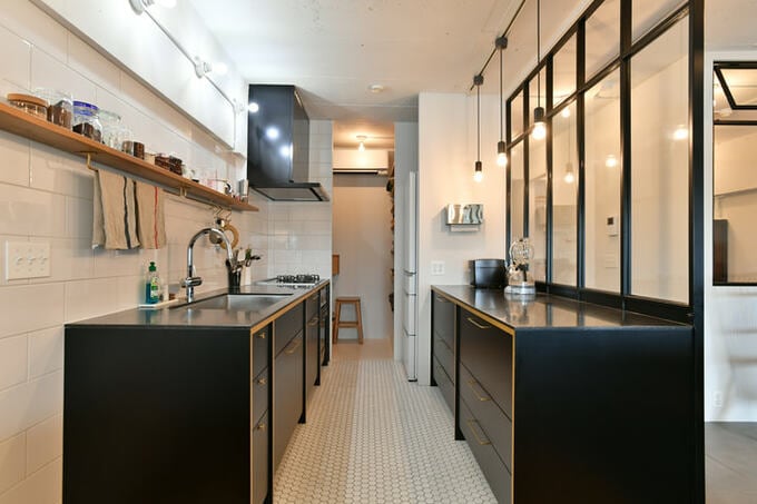 料理のしやすいⅡ型キッチン