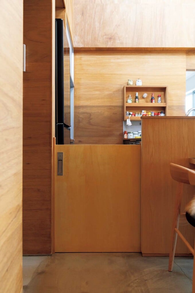 キッチンに引き戸