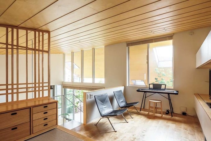 ロフトのようなリビング