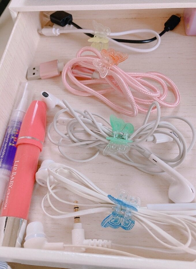 引き出し髪留めで