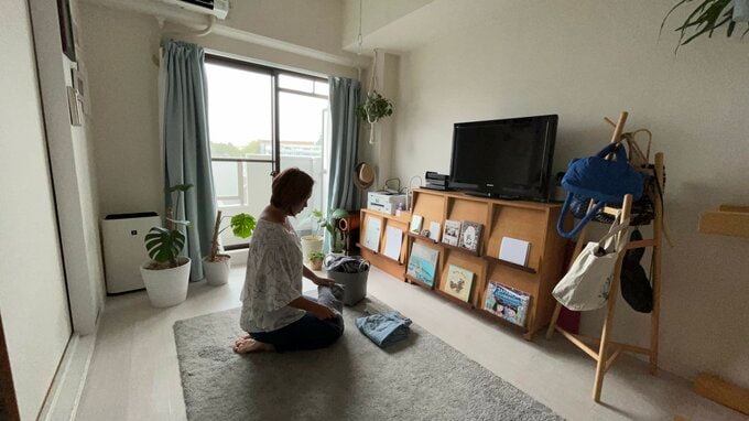 家事をする女性