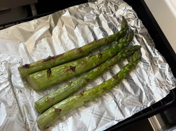 アスパラの1本焼き