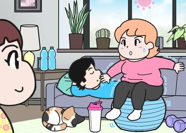 正月太りが気になる時期…何かが違う？5つ見つけたらエラい間違い探し