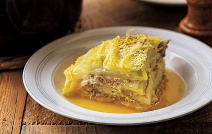 白菜1／2個使いきり。ジューシーなひき肉と白菜の重ねスープ煮