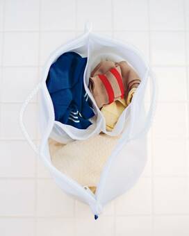 300円均で圧倒的支持率のランドリーネット。仕分け洗いができてラク